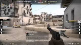 CS:GO - Gronkh - 1 vs 5 - Pistol round - Ace + Defuse.