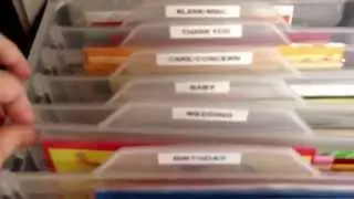 greeting cards organization