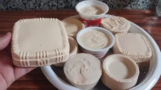#حطي المسحوق في الماء المغلي واعملي اسهل صابون بلدي صلب 🧼صابون صلب بالماء المغلي طريقة جديدة 👌👍