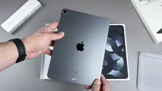 Unboxing iPad Air 5 e Acessórios (Um Mini SUPER Notebook)