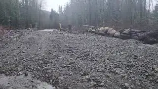 Whatcom County floods, Porter Creek landslide blocks Mosquito Lk Rd #1