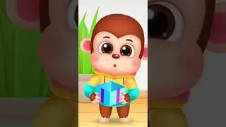 Monkey Gets a Surprise #shorts #cartoon #kids #fun #animation