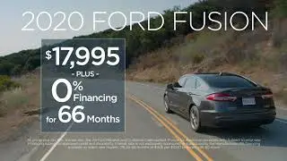 2020 Ford Fusion for $17,995 PLUS 0% for 66 months at Currie Motors Ford of Valpo