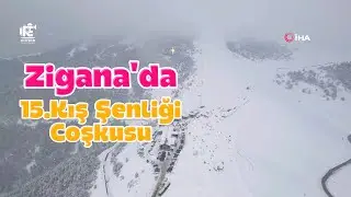 Zigana Dağında 15. Kış Şenliği coşkusu