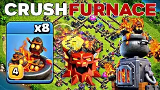 Furnace + Rocket Balloon CRUSH Or FAILED! TH17 Warden Walk Fireball Ranked Legends (Clash of Clans)