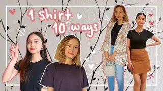 1 t-shirt styled 10 different ways (ft. Sundays with Jamie)