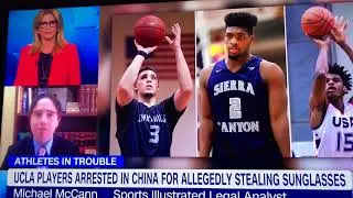 CNN Headline News interview on LiAngelo Ball detainment in China