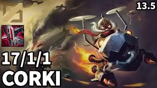 Corki Mid vs Syndra - EUW Master | Patch 13.5