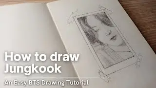 Как нарисовать Чонгука из BTS - Легко для начинающих - Пошаговое руководство в 2022 году
