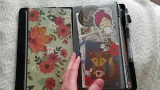 Traveler's Notebook Planner Set Up in Foxy Fix No 6 - Sept. '17