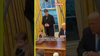 #watch: Elon Musk&rsquo;s Son Steals the Show at Oval Office Press Conference with Trump | NewsX
