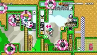 Super Mario Maker - One Screen Puzzles MECHANICAL MARIO