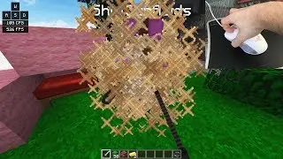 Proof 100 CPS Mouse Abuse is POSSIBLE in Bedwars with HANDCAM