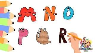 How to Draw Alphabet Lore Easy | M - R Part 3