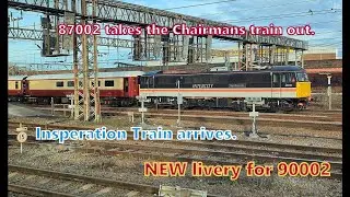 Lots of action and GREAT locos working at Crewe today! 14th January 2026