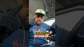 The problem with LOCAL trucking jobs.