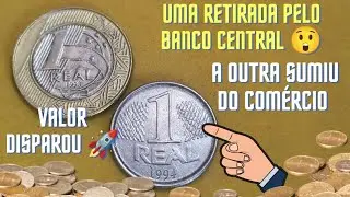 1 Real de 1994 e 1998 cada vez mais escassas e valiosas ! Quem tem se deu bem. 