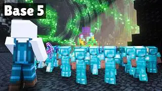 I Mined in a Straight Line with 40 Players till we Found a Base