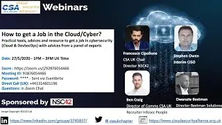 CSA Cyber vs Recruiter - How to get a job in cloud & devsecops
