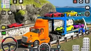 Trailer Truck Car Transport 3D