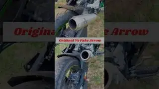 Z900 - Arrow Fake Vs Original- The Build Quality #z900 #exhaustsystem