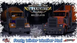 Ice Road Trucking | American Truck Simulator (Frosty Winter Weather Mod)#SilentSquad