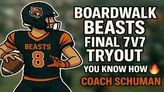 Boardwalk Beasts final 7v7 Tryout you know how we do | Coach Schuman