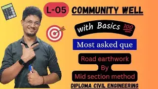 05* Mid section method | road earthwork calculation | EAC | IMP numerical #education