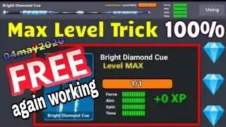 Bright Diamond Cue Free level Maxed Trick Again | 100% Working with Live Proof | Diamond Rush | 8BP