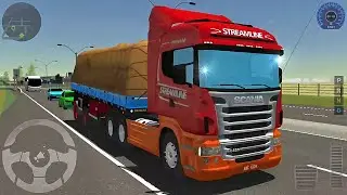 Scania Truck Cargo Transport |  The Road Driver Mobile Gameplay | Truck and Bus Simulator