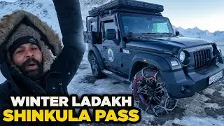 My Thar Almost DIED at -25°C on Shinkula Pass!