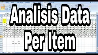 Analisis Data Per Item - SKALA LIKERT