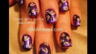 Easy Nail Art DIY Dragonfly Design Tutorial