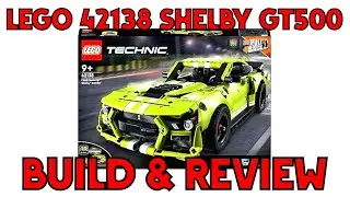 LEGO 42138 FORD MUSTANG SHELBY GT500 BUILD & REVIEW