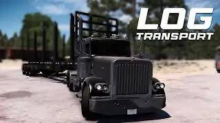 Hauling Logs with the Most Powerful Truck | Peterbilt 389 | American Truck Simulator
