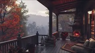 Calming Rain Sounds Outside the Window