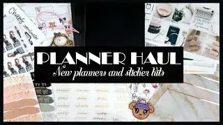 Planner Haul || New Planners, Sticker kits and more! // Plan with Juli