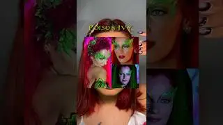 90s Poison Ivy Inspired Makeup 🧪✨ #umathurman  #poisonivy #cosplay #cosplaymakeup #makeupideas