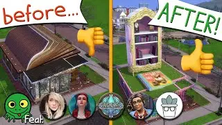 FIXING TERRIBLE BUILDS! *April Fools!* (SatiSim, KawaiiFoxita, Minraed, DottyDot, CaidilyCreates)