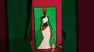 #shortsvideo#art African women panting