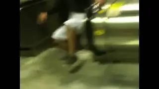 Dpdt long distance slide down escalator hand rail fail