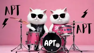 APT. (Cat Parody) &ndash; ROS&Eacute; & Bruno Mars | Animated Music Video #catsinging #apt