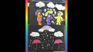 🌈⛈️☔ #Monsoon celebration activity at Seedlings