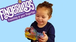 2 Year Old Opens and Reveals Fingerlings Mini Blind Bag! CUTE! With Commentary! | Whimsical Toys