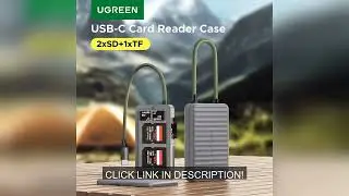 UGREEN USB-C Card Reader Storage Case SD/TF/MicroSD Card for Phone PC Laptop Accessories Smart Memor