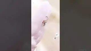 Детские серьги Голубое сердечко