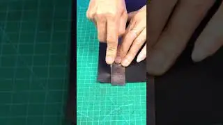 MAKING A HANDMADE LEATHER WATCH STRAP | DIY | ASMR | HOW IT'S MADE