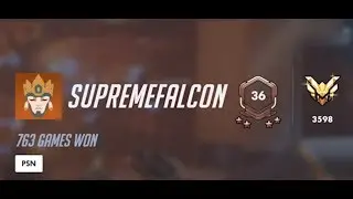 PS4 Overwatch - Masters Rank Zenyatta Gameplay on Oasis