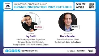 Brand Innovators Marketing Leadership in New York Day 2: Diageo & Basis Technologies Fireside Chat