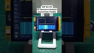 ESP32 CYD RF Spectrum Analyzer cloned from TinySA #arduino #esp32 #lvgl #rf #spectrumanalyzer